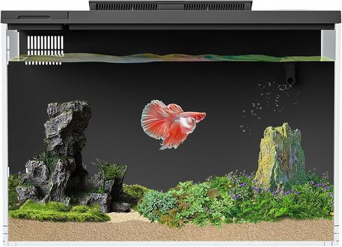 ERAARK 4 Gallon Betta Fish Tank,Smart APP Control Aquarium with Filter,Light,Water Pump,Self Cleaning in Kuwait