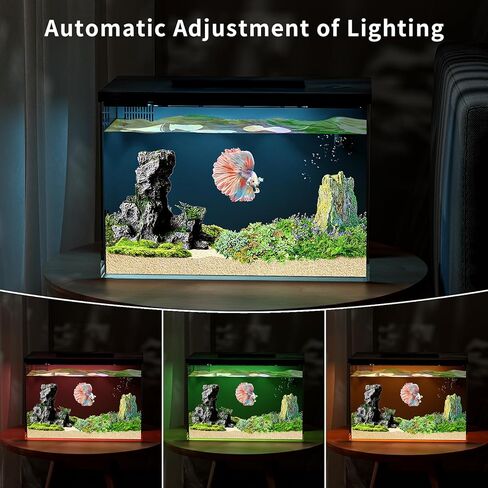 ERAARK 4 Gallon Betta Fish Tank,Smart APP Control Aquarium with Filter,Light,Water Pump,Self Cleaning in Kuwait