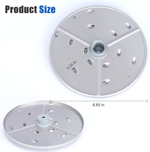 27046 Coarse Grating Plate Fits for Robot Coupe Grater R301, R2N R201 R211 R401 R402 & CL20 CL30 CL40 | 1/4" (6mm) Grater Disc Replacement in Kuwait