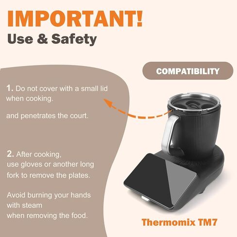 حشوة لصيد البيض والطهي من السيليكون لـ Thermomix TM7، TM6، TM5 | سعة 4 بيضات، لا حاجة للقشرة | قالب سيليكون آمن غذائيًا وخالي من مادة BPA للبيض المسلوق أو المسلوق بشكل مثالي | ملحقات تي إم in Kuwait