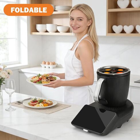 حشوة لصيد البيض والطهي من السيليكون لـ Thermomix TM7، TM6، TM5 | سعة 4 بيضات، لا حاجة للقشرة | قالب سيليكون آمن غذائيًا وخالي من مادة BPA للبيض المسلوق أو المسلوق بشكل مثالي | ملحقات تي إم in Kuwait