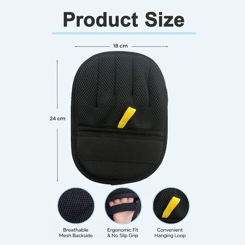 Pet Hair Remover Glove for Dogs & Cats – Reusable Electrostatic Fur Removal Glove for Clothes, Couch, Carpet, Bed & Car Seat with Hanging Hook for Easy Storage in Kuwait