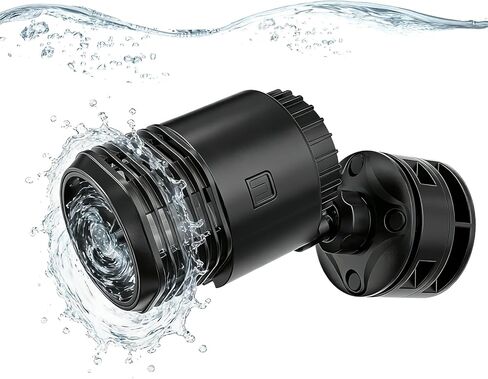 hygger Aquarium Wave Maker 4W 750GPH مضخة تداول المياه الغاطسة مع قاعدة مغناطيسية، رأس طاقة دوار هادئ لخزانات المياه العذبة والمياه المالحة سعة 5-15 جالون in Kuwait