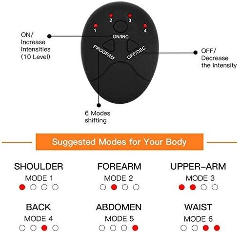 Muscle Toner ABS Training Workout Belt Body Abdominal Toning Gear Waist Trimmer Ab Workouts Intelligent Portable Fitness Apparatus for Men Women Abdomen/Arm/Leg Home Office Exercise in Saudi Arabia