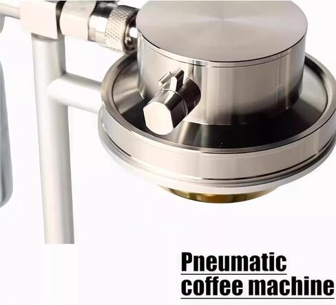 Genérico Espresso Machine, 58mm Pneumatic Portable Manual Coffee Maker, Stainless Steel, W/Pressure Gauge & Pressure Relief Valve, Detachable Design, For Commercial And Home Use in Kuwait