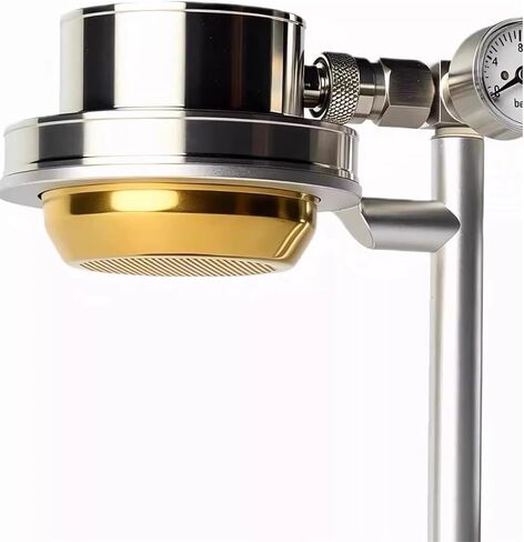 Genérico Espresso Machine, 58mm Pneumatic Portable Manual Coffee Maker, Stainless Steel, W/Pressure Gauge & Pressure Relief Valve, Detachable Design, For Commercial And Home Use in Kuwait