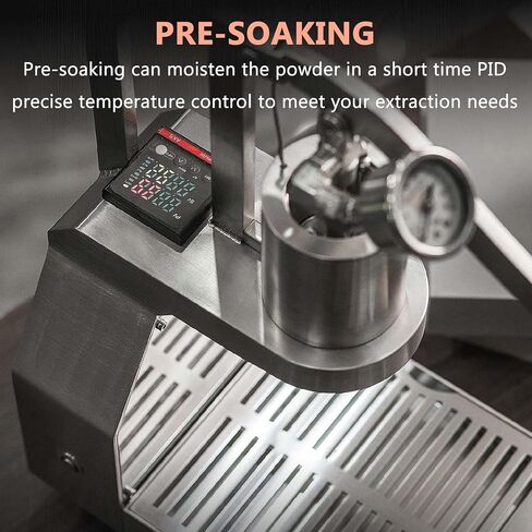 Manual Espresso Machine, Portable Hand-Press Coffee Maker with Pressure Lever, Pid Temperature Control for Home and Outdoor Use in Kuwait