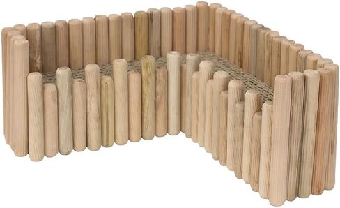 Hamster Cage Sprays Flower Foraging Holder - Natural Wood Feeding Stand, Small Pet Habitat Accessories for Hamsters Mouse Guinea Pig Dwarf Gerbils Syrian Mice (Leaf - L Shape) in Kuwait