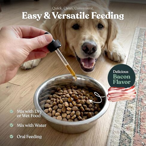 Premium Liquid Collagen for Dogs & Cats | 5 Types of Collagen (I, II, III, V, X) | Supports Skin, Coat, Hips, Joints, & Bones | Allergy and Itch Relief | Biotin, Hyaluronic Acid, Vitamin C in Kuwait