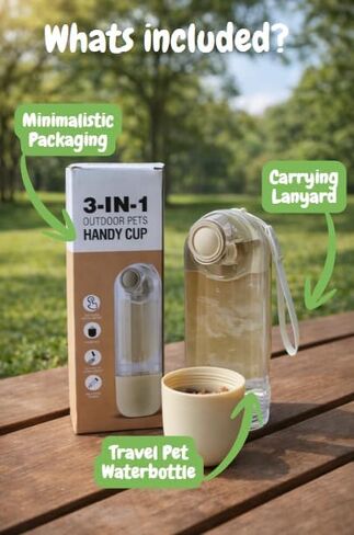 Makuna Dog Water Bottle – Portable Leak-Proof Pet Water Dispenser with Built-in Bowl for Walking, Hiking & Travel in Kuwait