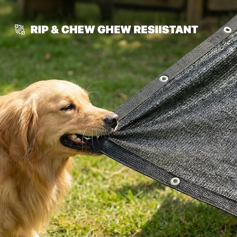 غطاء ظل بيت الكلب الأسود مقاس 4 × 2 بوصة من ColourTree، قماش تظليل من الأشعة فوق البنفسجية بنسبة 90%، قماش شبكي مع حلقات لروضة الكلاب، قلم للكلاب، تشغيل للكلاب، قفص للكلاب، شاشة خصوصية للسياج (نصنع حجمًا مخصصًا) in Kuwait