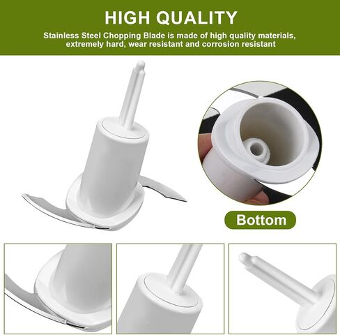 CH-4CB Fit for Cuisinart Mini Prep Plus Food Processor Replacement Chopping Blade, Only Fit CH-4CB Replacement Chopping Blade, Compatible with CH-4, CH-4BK, CH-4DC 4 Cup Chopper/Grinder Chopping Blade in Kuwait