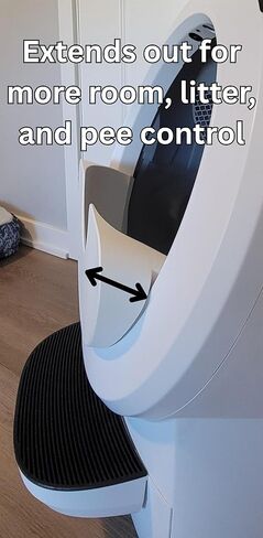 Max Shield for Litter-Robot 4 : Anti-Flicking, One-Piece Design (Black Max Shield) in Kuwait