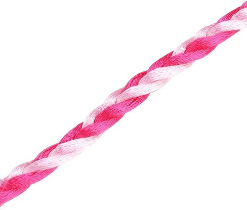 Nylon Soft Comfortable Adjustable Small Pet Leash, Walking Harness with Bell, Pet Leash for Hamster Squirrel Flying Squirrel, 161-181cm (Pink + Rose red) in Saudi Arabia