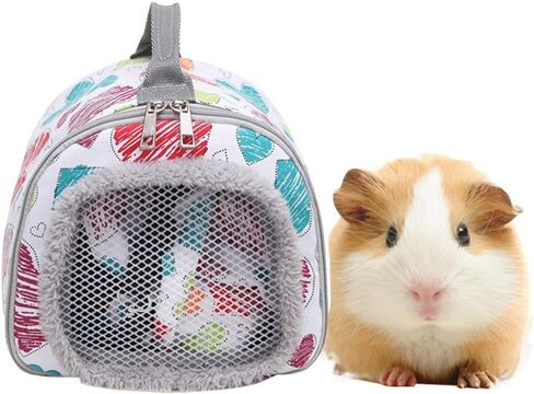 Litewoo Guinea Pig Carrier Soft Portable Breathable Handbag Pouch for Guinea Pig Hamster Rat Chinchilla Sugar Glider Carrying Bag in Kuwait