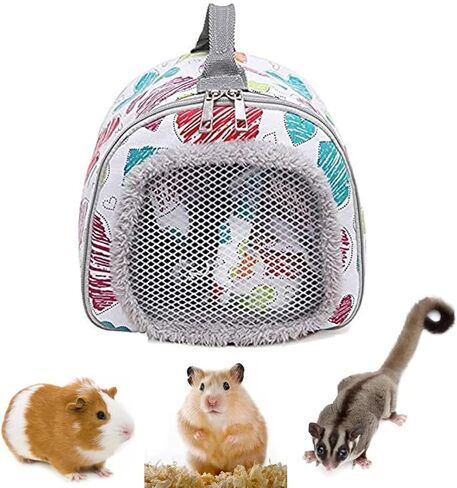 Litewoo Guinea Pig Carrier Soft Portable Breathable Handbag Pouch for Guinea Pig Hamster Rat Chinchilla Sugar Glider Carrying Bag in Kuwait