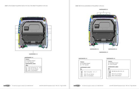Ranger Design Composite Safety Partition for RAM ProMaster, Solid Contoured, 3310-RP in Kuwait