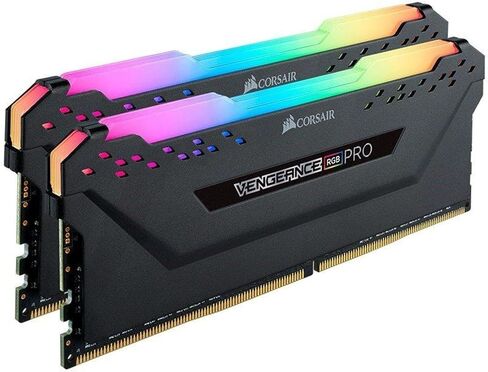 Corsair Vengeance RGB Pro 16GB (2x8GB) DDR4 3600 (PC4-28800) C18 AMD Optimized Memory – Black in Saudi Arabia