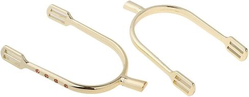 1 Pair Zinc Alloy Horse Equestrian Horse Riding Women, Gold in Kuwait