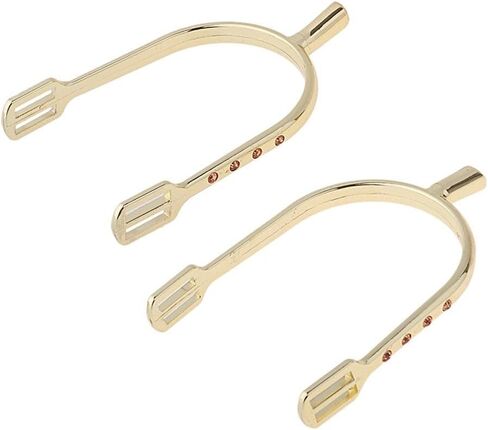 1 Pair Zinc Alloy Horse Equestrian Horse Riding Women, Gold in Kuwait