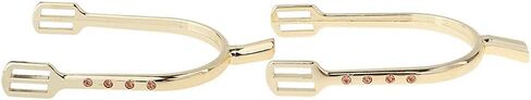 1 Pair Zinc Alloy Horse Equestrian Horse Riding Women, Gold in Kuwait
