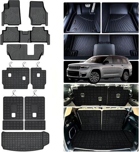 Floor Mats & Cargo Liners & Sun Visor for 2025 Toyota Camry, TPE All Weather Protection 1st & 2nd Row Car Floor Liners Front & Cargo Liners with Windshield Sun Shade Accessories-Black in Saudi Arabia