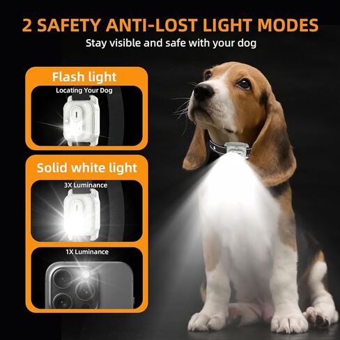 ETACCU Shock Collar for Dogs,Waterproof Dog Training Collar with Remote Control,4 Training Modes：Beep, Vibration, Safe Static,LED,Rechargeable Adjustable for 5-150lbs Small Medium Large Dogs in Kuwait