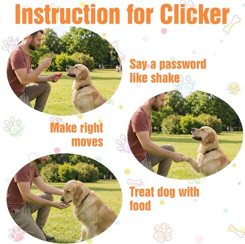 18 Pieces Dog Clicker for Training, Pet Training Clicker Set with Wrist Strap Clickers Trainer for Dogs Cats Puppy Birds Horses Behavioral Training (Multicolor) in Kuwait