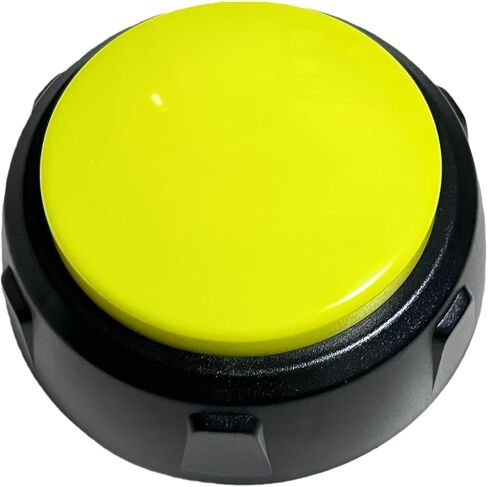 Dog Buttons for Communication, Recordable Button for Dog Starter Training, 30-Second Clear Speech Recording Pet Talking Buttons for Cats and Dogs, Potty Training & Mealtime Signaling (Yellow, Colour) in Kuwait