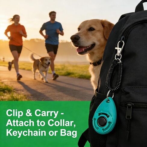 Dog Training Clicker with Wrist Straps, Clicker Dog Trainer for Puppy Cats and Pet Behavioral Obedience Teaching, 4-Pack in Kuwait