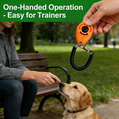 Dog Training Clicker with Wrist Straps, Clicker Dog Trainer for Puppy Cats and Pet Behavioral Obedience Teaching, 4-Pack in Kuwait