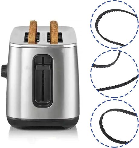 2Pcs Bread Machine Drive Belt Model 5891 5891-33 Compatible with Sunbeam Bread Maker in Kuwait