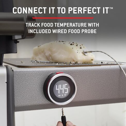 Weber Spirit® EX‑325 Smart Gas Grill (Liquid Propane) for Outdoor Cooking, 3 Burner – Black, Wi‑Fi Enabled Grill with Porcelain-Enameled Cast-Iron Grates, Sear Zone, Boost Burners in Kuwait