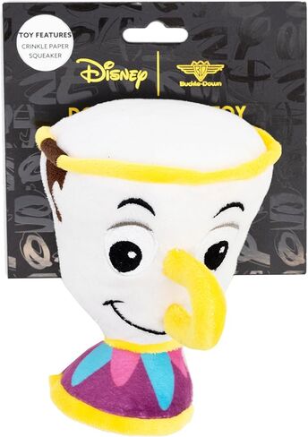 Buckle-Down Disney Dog Toy, Beauty and The Beast Chip Teacup Replica, Plush in Kuwait