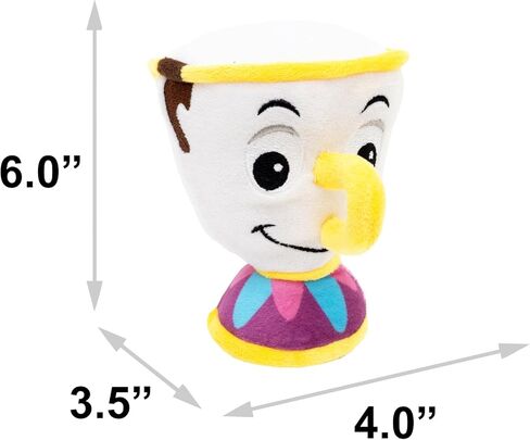 Buckle-Down Disney Dog Toy, Beauty and The Beast Chip Teacup Replica, Plush in Kuwait