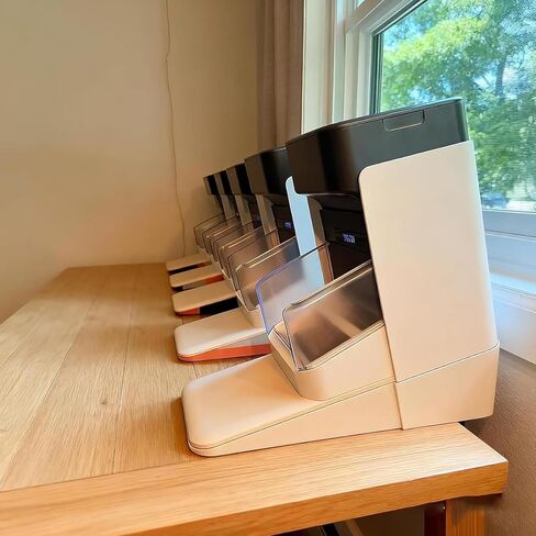 منحدر تغذية الحيوانات الأليفة متوافق مع وحدة تغذية Petlibro One RFID، حامل مائل مرتفع 4 بوصة لمنع انحشار الطعام، مصنوع من قاعدة تثبيت تساعد على توزيع الطعام in Kuwait