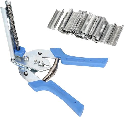 Animal Wire Cage Clamp M Shape Stainless Steel Multifunctional Rabbit Cage Plier for Animal Cages (Blue) in Kuwait