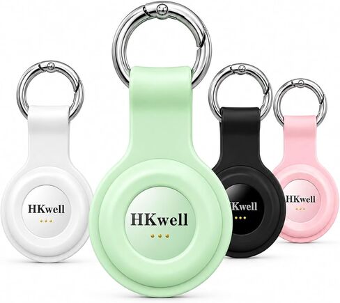 [4 Pack] Smart Bluetooth Tracker, MFi Certified Item Finder Works with Apple Find My (iOS Only), No Monthly Fee, Waterproof Anti-Lost Tag Locator for Keys, Luggage, Wallet, Pets, Dog, Bike in Kuwait