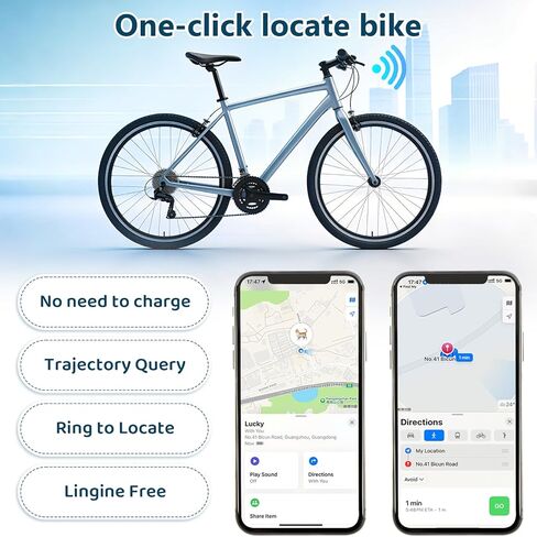[4 Pack] Smart Bluetooth Tracker, MFi Certified Item Finder Works with Apple Find My (iOS Only), No Monthly Fee, Waterproof Anti-Lost Tag Locator for Keys, Luggage, Wallet, Pets, Dog, Bike in Kuwait