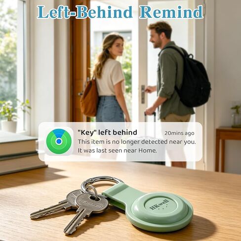 [4 Pack] Smart Bluetooth Tracker, MFi Certified Item Finder Works with Apple Find My (iOS Only), No Monthly Fee, Waterproof Anti-Lost Tag Locator for Keys, Luggage, Wallet, Pets, Dog, Bike in Kuwait