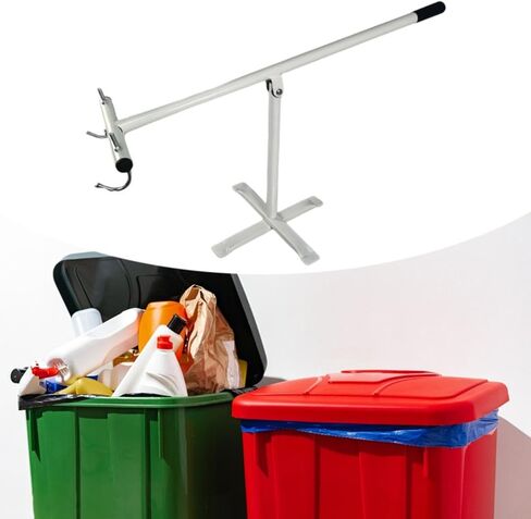 Manual Trash Compactor Tool Iron Compacting Trash Can Tool for Trash Can in Kuwait