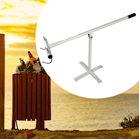 Manual Trash Compactor Tool Iron Compacting Trash Can Tool for Trash Can in Kuwait