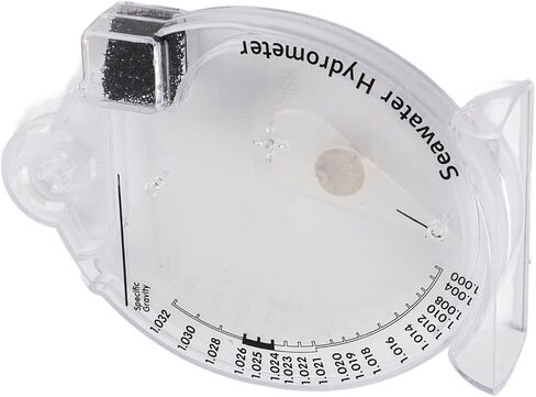 GLOGLOW Nan Sea Hydrometer for Aquariums, Plastic Salinity Test Tool, Measure Specific Gravity for Aquariums, Plastic Salinity Test Tool, Measure Specific Gravity for Marine Fish Tanks, (HD-T-H018) in Kuwait