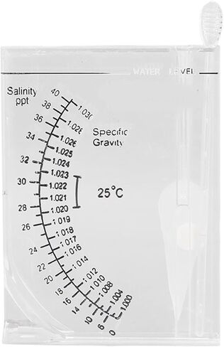 Zerodis Aquarium Sea Hydrometer Plastic Salinity Tester for Accurate Salt Water Measurement Ideal for Aquarium Enthusiasts and Marine Aquarists Fish Tank Accessories in Kuwait