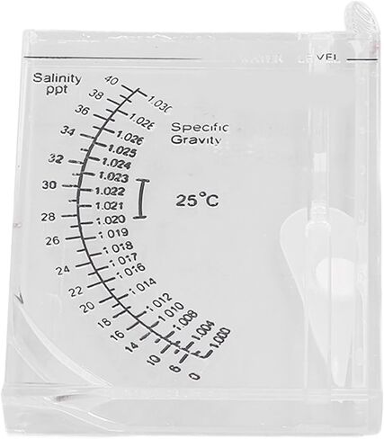 Zerodis Aquarium Sea Hydrometer Plastic Salinity Tester for Accurate Salt Water Measurement Ideal for Aquarium Enthusiasts and Marine Aquarists Fish Tank Accessories in Kuwait