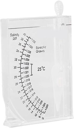 Zerodis Aquarium Sea Hydrometer Plastic Salinity Tester for Accurate Salt Water Measurement Ideal for Aquarium Enthusiasts and Marine Aquarists Fish Tank Accessories in Kuwait