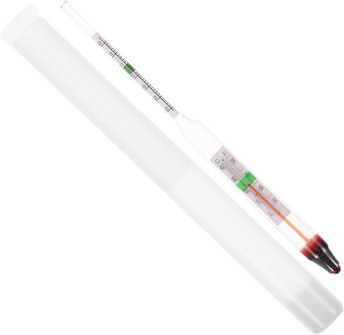 HOMSFOU Aquarium Salinity Hydrometer Glass Hydrometer 1.060 Density Meter for Saltwater Fish Tank Marine Water Testing in Kuwait