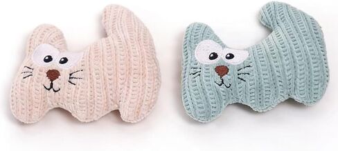 2 Pack Kitten Stuffed Animal Cat Toy with Kittens Soft Plush Chew Toy with Catnip for Cats Interactive Play in Kuwait