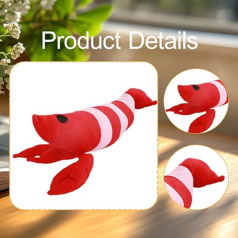 Dog Squeaky Toy Pet Stuffed Toy Plush Animal Chewing Toy Interactive Cute Animal Toy Gentle Sound for Small Cats Suitable for Home Decoration Gift in Kuwait