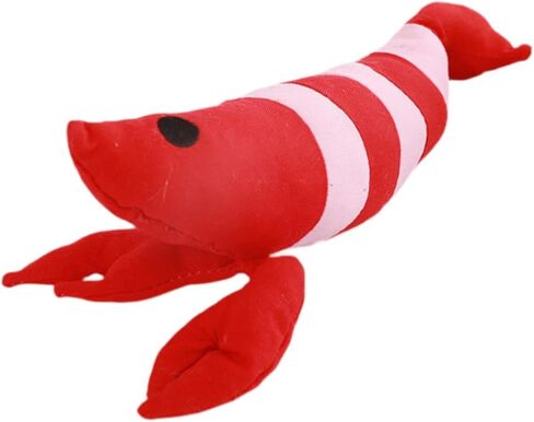 Dog Squeaky Toy Pet Stuffed Toy Plush Animal Chewing Toy Interactive Cute Animal Toy Gentle Sound for Small Cats Suitable for Home Decoration Gift in Kuwait